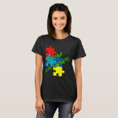 自閉症意識 Tシャツ (正面フル)