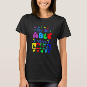 自閉症意識Supポート自閉症の子供のためのママパパ Tシャツ