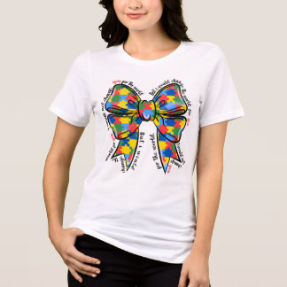 自閉症意識Tシャツ トライブレンドTシャツ