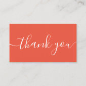 自閉症感謝していの忍耐がカードを渡す 名刺 (正面)