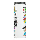 自閉症支援コラージュ タンブラー (裏面)