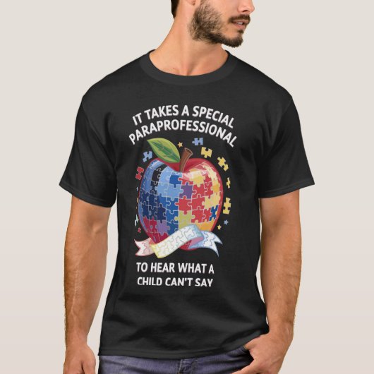自閉症支援員 Tシャツ (正面)