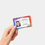 自閉症支援IDカード バッジ (手持ち)