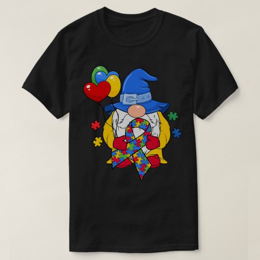 自閉症格言バルーンASD自閉症認識度スペシャ Tシャツ (デザイン正面)