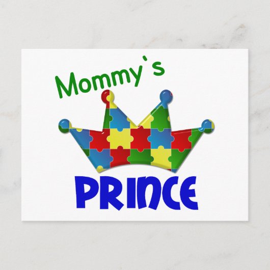 自閉症王子自閉症 ポストカード (正面)