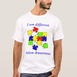 自閉症理解パズル 自閉症啓発デー Tシャツ