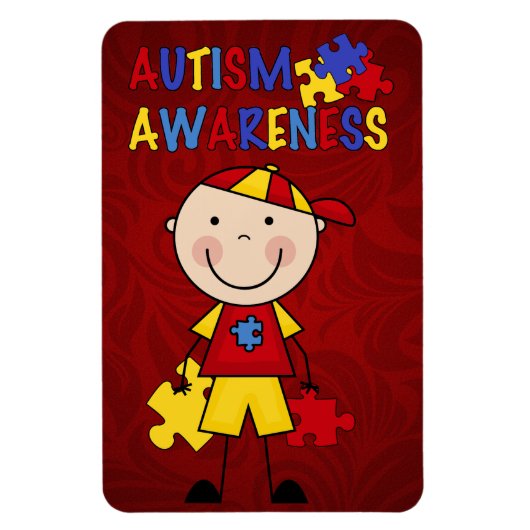 自閉症磁石 マグネット (縦)