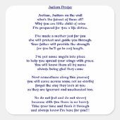 自閉症祈りの言葉 スクエアシール (正面)