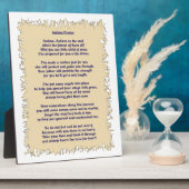 自閉症祈りの言葉 フォトプラーク (側面)