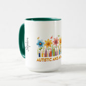 自閉症素晴らし意識 マグカップ (正面左)