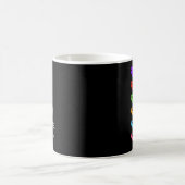 自閉症自閉症パズル コーヒーマグカップ (中央)
