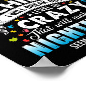 自閉症自閉症意識パズルピース誇りを持ったオティ ポスター (角)