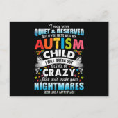 自閉症自閉症意識パズルピース誇りを持ったオティ ポストカード (正面)