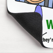 自閉症色自身の世界の孫 マウスパッド (コーナー)