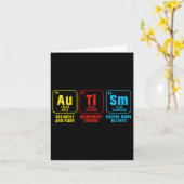 自閉症要素周期表認識度Asd男性W カード (黄色い花)