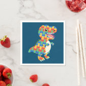 自閉症覚恐竜 スタンダードカクテルナプキン (インサイチュ)