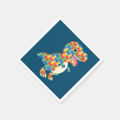 自閉症覚恐竜 スタンダードカクテルナプキン (角)