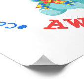 自閉症覚恐竜 ポスター (角)