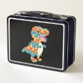 自閉症覚恐竜 メタルランチボックス (裏面)
