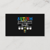 自閉症角認識から違う世界を見る 名刺 (裏面)