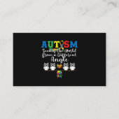 自閉症角認識から違う世界を見る 名刺 (正面)