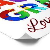 自閉症誇りを持ったおばあちゃん ポスター (角)