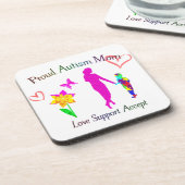 自閉症誇りを持ったの母親 コースター (左側)