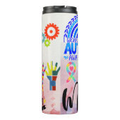 自閉症誇りを持ったの母親 タンブラー (裏面)