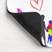 自閉症誇りを持ったの親 マウスパッド (コーナー)