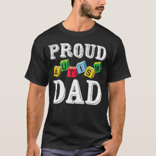 自閉症誇りを持った児パパの自閉症パパ Tシャツ