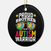 自閉症誇りを持った士族の兄弟 セラミックオーナメント (左)