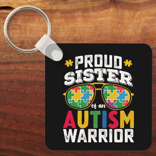 自閉症誇りを持った士族の姉妹 キーホルダー (正面)