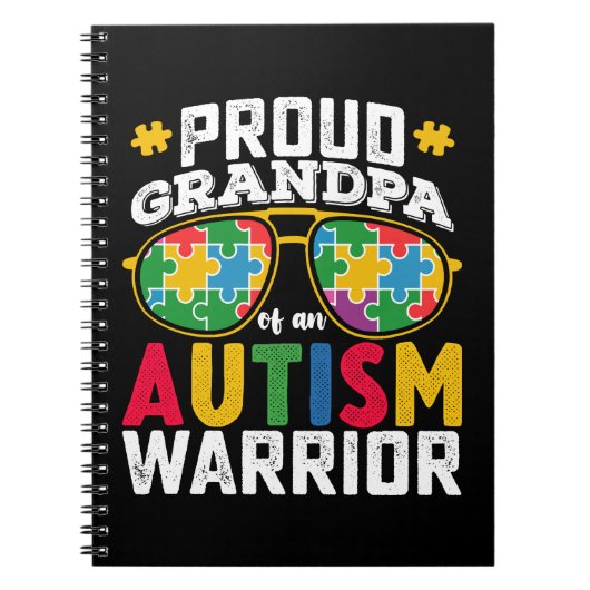 自閉症誇りを持った士族の祖父 ノートブック (正面)