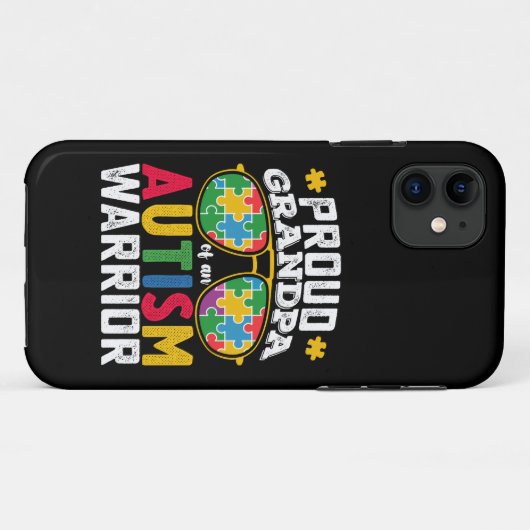 自閉症誇りを持った士族の祖父 Case-Mate iPhoneケース (裏面(横))