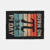 自閉症誇りを持った母の自閉症の認識受容色 フリースブランケット (正面(横))