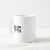 自閉症認知度周期表自閉症周期Ta コーヒーマグカップ (正面左)