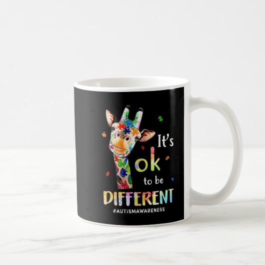 自閉症認知症受理女性KidそのOk コーヒーマグカップ (右)
