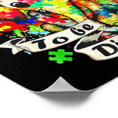 自閉症認知症受理女性KidそのOk ポスター (角)