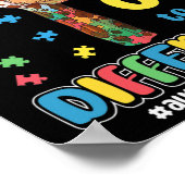 自閉症認知症受理女性KidそのOk ポスター (角)