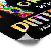 自閉症認知症受理女性KidそのOk ポスター (角)