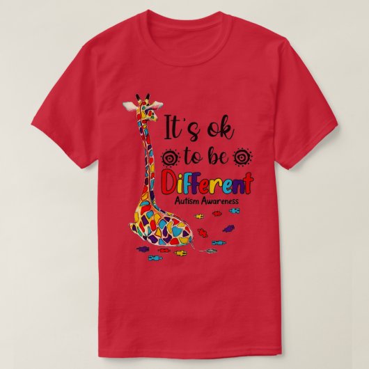 自閉症認知症受理女性KidそのOk Tシャツ (デザイン正面)