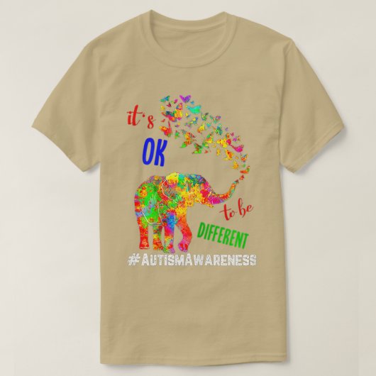 自閉症認知症受理女性KidそのOk Tシャツ (デザイン正面)