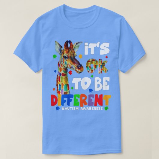 自閉症認知症受理女性KidそのOk Tシャツ (デザイン正面)