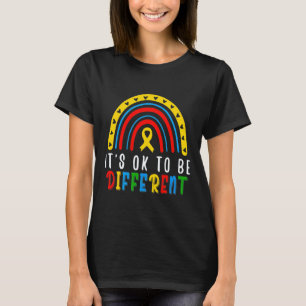 自閉症認知能力が障害を上回る Tシャツ