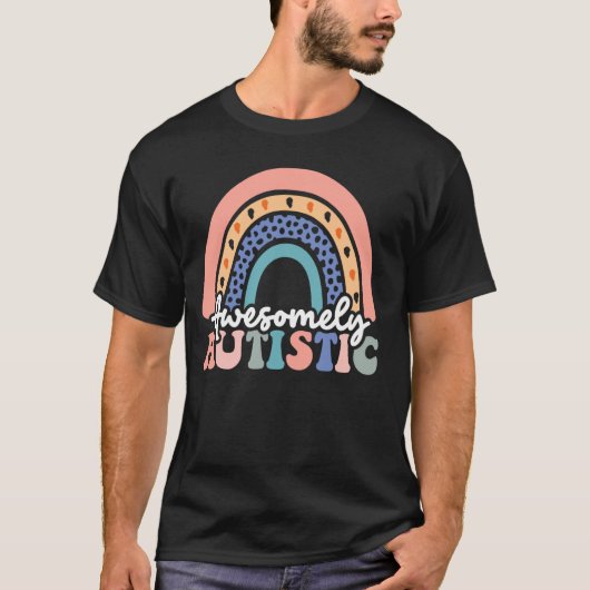 自閉症認知 アウェアネス サポート Tシャツ (正面)