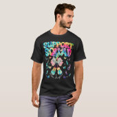自閉症認知・受容サポーターズ無限大 Tシャツ (正面フル)