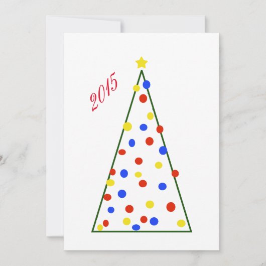 自閉症認識クリスマスカード シーズンカード (正面)