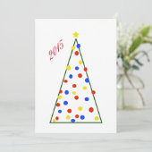 自閉症認識クリスマスカード シーズンカード (スタンド正面)