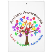 自閉症認識ツリー クリップボード (裏面)