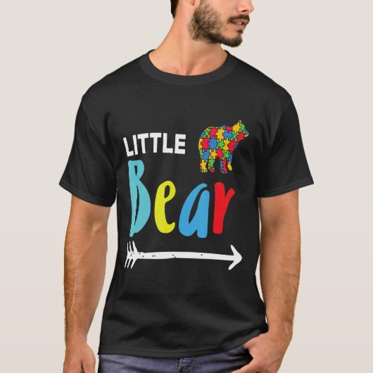 自閉症認識度リトルベアカブ Tシャツ (正面)